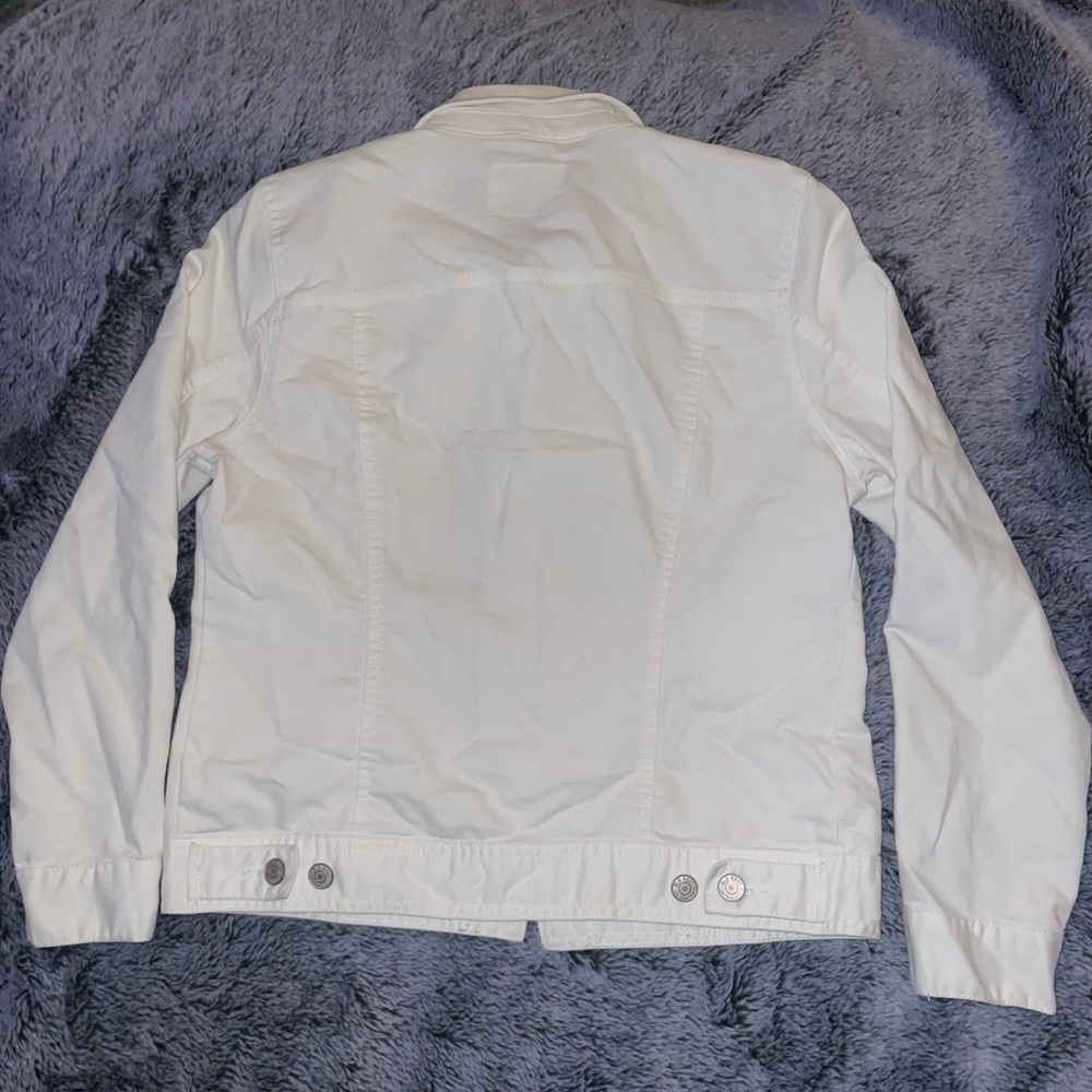 White Jean Jacket. Old Navy.